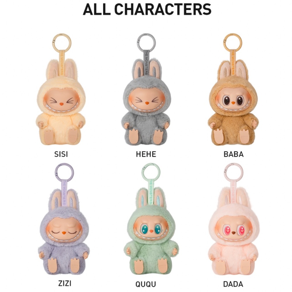 POP MART The Monsters Labubu Have A Seat Pendant - SISI - Picture 3 of 5